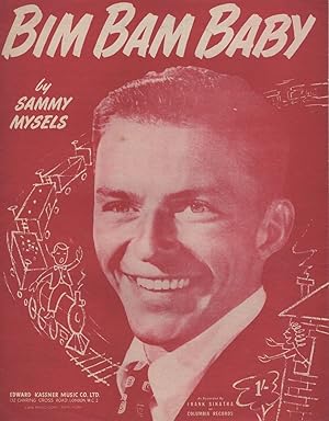Bim Bam Baby Frank Sinatra V Rare London 1952 Sheet Music