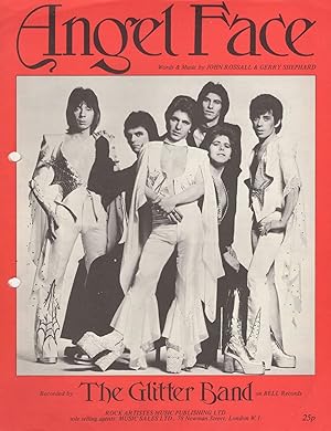 The Glitter Band of Gary Angel Face 1970s Glam Rock Sheet Music