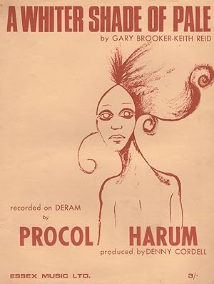 Procol Harum A Whiter Shade Of Pale Sheet Music