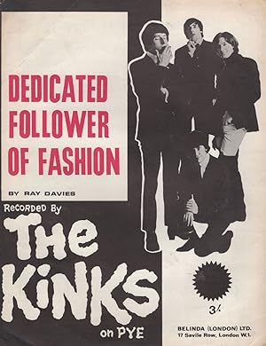 Dedicated Follower Of Fashion The Kinks Original Sheet Music