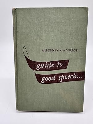 Imagen del vendedor de Guide to Good Speech a la venta por Dean Family Enterprise