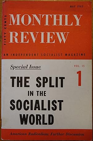 Bild des Verkufers fr Monthly Review: An Independent Socialist Magazine: May 1963 zum Verkauf von Faith In Print