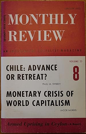 Immagine del venditore per Monthly Review: An Independent Socialist Magazine: January 1972 venduto da Faith In Print