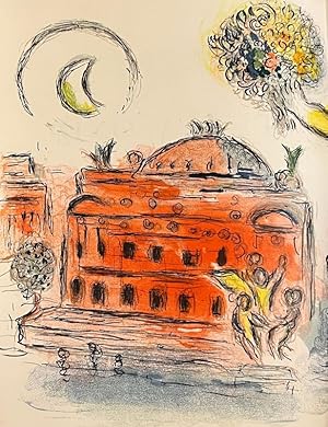 Bild des Verkufers fr Le plafond de l'Opra de Paris par Marc Chagall. zum Verkauf von Librairie Chretien