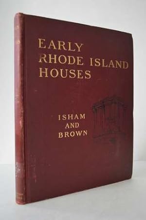 Seller image for Early Rhode Island Houses Historical and Architectural Study for sale by Lavendier Books