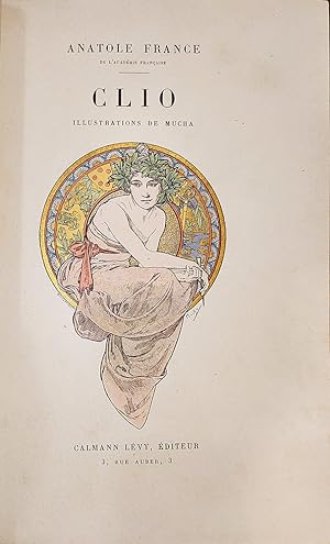 Bild des Verkufers fr Clio. Illustrations de Mucha zum Verkauf von Librairie Lis Tes Ratures