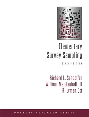 Image du vendeur pour Elementary Survey Sampling (with CD-ROM) mis en vente par ZBK Books