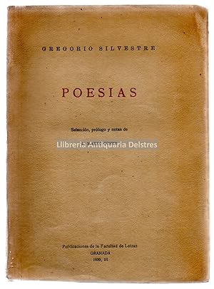 Imagen del vendedor de Poesias. Seleccin, prlogo y notas de A. Marn Ocete. a la venta por Llibreria Antiquria Delstres