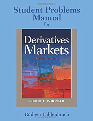 Seller image for Student Problem Manual for Derivatives Markets for sale by ZBK Books