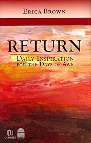Bild des Verkufers fr Return: Daily Inspiration for the Days of Awe zum Verkauf von ZBK Books