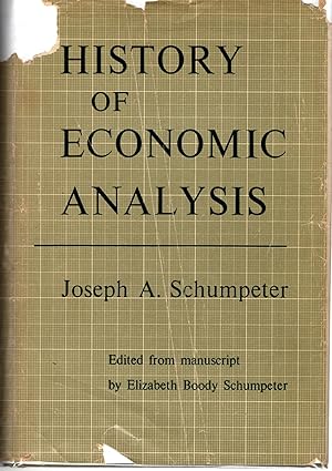 Image du vendeur pour History of Economic Analysis mis en vente par Dorley House Books, Inc.