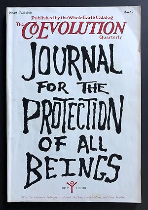 Immagine del venditore per Journal for the Protection of All Beings 4 (Number Four; The CoEvolution Quarterly 19, Fall 1978) venduto da Philip Smith, Bookseller