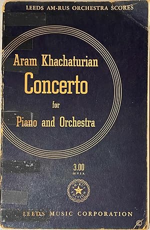 Immagine del venditore per Khachaturian: Concerto for Piano and Orchestra [Score] venduto da Reilly Books