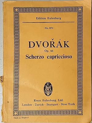 Imagen del vendedor de Dvorak: Scherzo Capriccioso, Op. 66 [Score] a la venta por Reilly Books