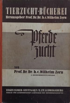 Bild des Verkufers fr Pferdezucht. zum Verkauf von Antiquariat Ursula Hartmann