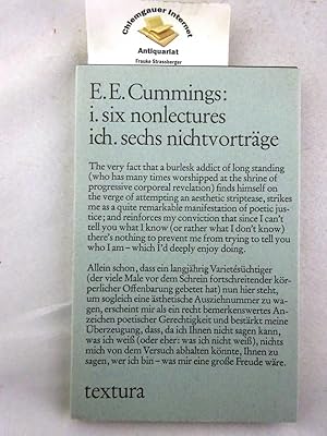 Imagen del vendedor de I : six nonlectures = Ich. Englisch : Deutsch. Deutsch von Lars Vollert / Textura a la venta por Chiemgauer Internet Antiquariat GbR