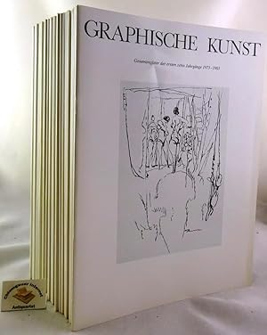 Graphische Kunst. Zeitschrift für Graphikfreunde. Hefte 1/1. Jahrgang (1973/74) bis 30 (1988). GE...