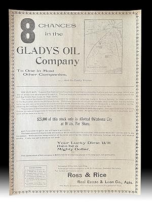 [Spindletop] [Petroliana] 1901 Texas Oil Company "Lucky Dime" Promotional Map and Stock Offering