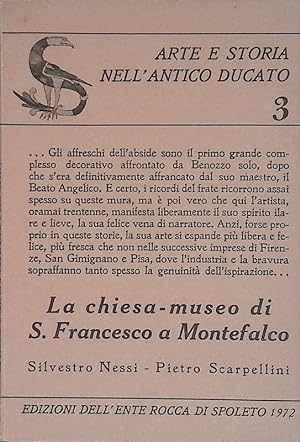 Immagine del venditore per Arte e storia nell'antico ducato. La chiesa-museo di S. Francesco a Montefalco venduto da FolignoLibri