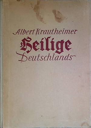 Bild des Verkufers fr Heilige Deutschlands - mit Holzschnitten von Ludwig Barth. zum Verkauf von books4less (Versandantiquariat Petra Gros GmbH & Co. KG)