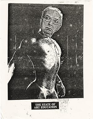 The State of Art Education (Original protest flyer featuring Jesse Helms, San Francisco, circa 1990)
