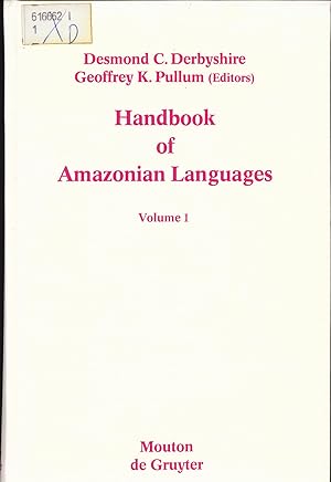 Imagen del vendedor de Handbook of Amazonian Languages - Volume 1 a la venta por avelibro OHG