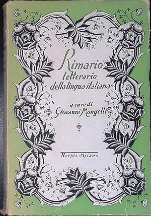 Seller image for Rimario letterario della lingua italiana for sale by FolignoLibri