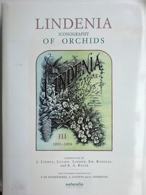 Bild des Verkufers fr Lindenia. Iconography of Orchids.Volume III - Anglais zum Verkauf von Herr Klaus Dieter Boettcher