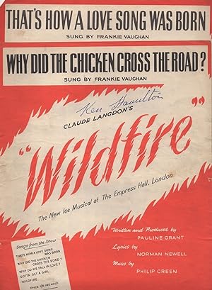Image du vendeur pour Why Did The Chicken Cross The Road 2x Frankie Vaughan Sheet Music s mis en vente par Postcard Finder