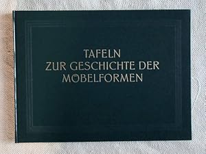 Seller image for Tafeln zur Geschichte der Mbelformen. for sale by Verlag + Antiquariat Nikolai Lwenkamp