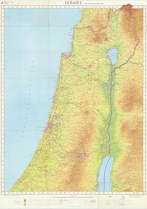 Israel (Map of the Cease-Fire Lines). Scale 1:250,000.