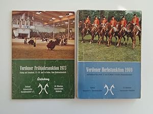 Seller image for 2 Auktionen: (1) Verdener Herbstauktion 1969 / (2) Verdener Frhjahrsauktion 1973 for sale by Antiquariat Ursula Hartmann