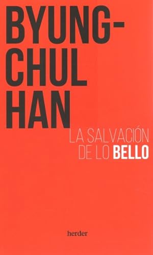 Seller image for Salvacin de lo bello/ Salvation of Beauty -Language: Spanish for sale by GreatBookPrices