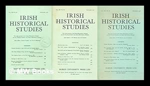 Bild des Verkufers fr Irish historical studies : joint journal of the Irish Historical Society and the Ulster Society for Irish Historical Studies - 3 issues zum Verkauf von MW Books Ltd.