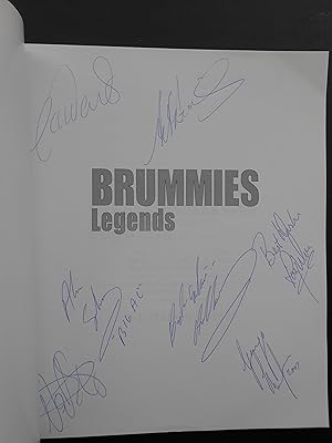Bild des Verkufers fr BRUMMIES LEGENDS. Eighty years of speedway in Birmingham. Autographed Copy. zum Verkauf von J. R. Young
