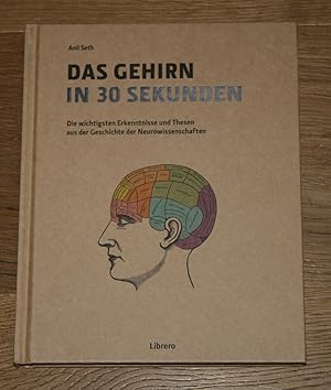 Bild des Verkufers fr Das Gehirn in 30 Sekunden. Die wichtigsten Erkenntnisse und Thesen aus der Geschichte der Neurowissenschaften. zum Verkauf von Antiquariat Gallenberger