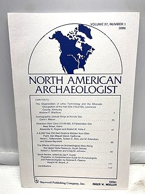 Imagen del vendedor de North American Archaeologist, Volume 27, Number 1, 2006 a la venta por Prestonshire Books, IOBA