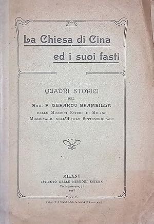 Seller image for La Chiesa di Cina ed i suoi fasti. Quadri storici for sale by FolignoLibri