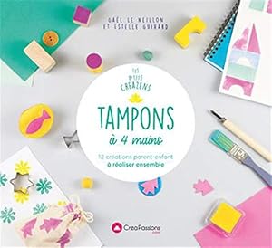 Image du vendeur pour Tampons  4 mains - 12 crations parent-enfant  raliser ensemble mis en vente par Dmons et Merveilles