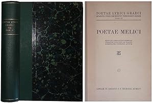 Immagine del venditore per Poetae Lyrici Graeci Pars III. Poetae Melici venduto da FolignoLibri