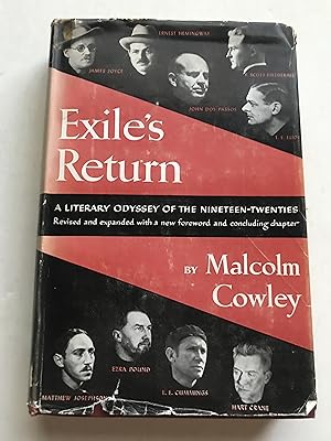 Seller image for Exile's Return. A Literary Odyssey of the 1920s for sale by Sheapast Art and Books