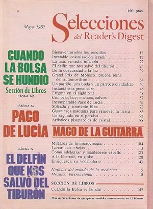 SELECCIONES DEL READER S DIGEST Mayo 1980