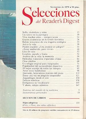 SELECCIONES DEL READER S DIGEST Noviembre 1979