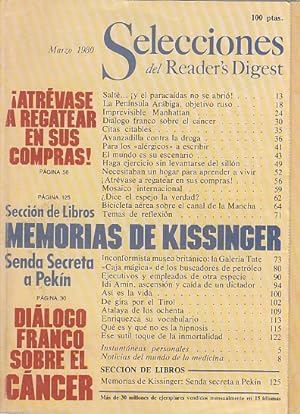 SELECCIONES DEL READER S DIGEST Marzo 1980