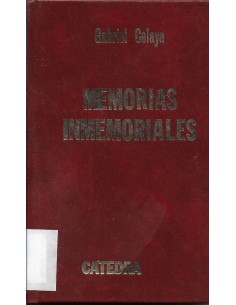 Imagen del vendedor de MEMORIAS INMEMORIALES Edicin de Gustavo Domnguez a la venta por Librovicios
