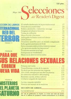 SELECCIONES DEL READER S DIGEST Mayo 1981