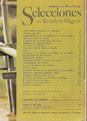 SELECCIONES DEL READER S DIGEST Septiembre 1979