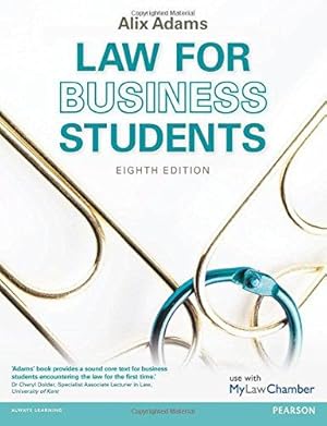 Seller image for Law for Business Students for sale by WeBuyBooks