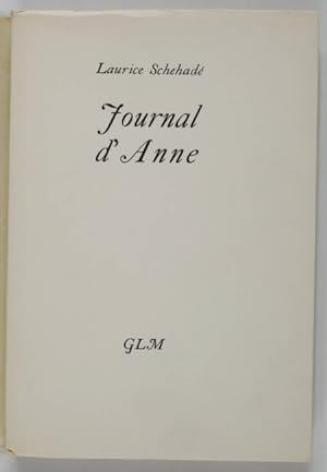 Journal d'Anne