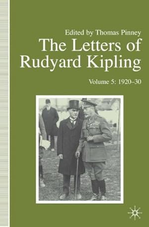 Immagine del venditore per Letters of Rudyard Kipling 1920-30 venduto da GreatBookPrices
